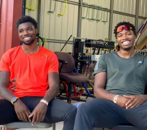 Kevin Lyles sons Noah Lyles and Josephus Lyles.